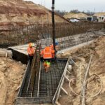 2024_11_12 Betonowanie fundamentu ściany oporowej S3-przepust nr 11