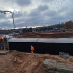 2024_11_15 Betonowanie skrzydel na przepuście nr 10