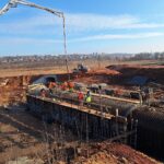 2024_11_27 Betonowanie ścian i sklepienia łukowego przepustu nr 10, segment A