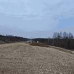 2025_03_11 Formowanie nasypu - trasa główna, km 5+400