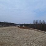 2025_03_11 Formowanie nasypu - trasa główna, km 5+400