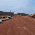 2025_03_12 Górna warstwa nasypu - trasa główna, km 14+400
