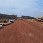 2025_03_12 Górna warstwa nasypu - trasa główna, km 14+400