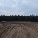 2025_03_12 Zasypywanie humusem góry obiektu PZGd-1