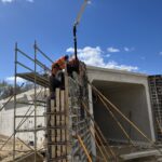 08.04.2025 Betonowanie ściany oporowej S1 na obiekcie PZDS-4