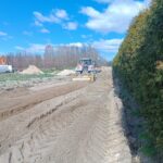 09.04.2025 Wzmacnianie podłoża na drodze serwisowej