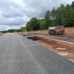 2025_05_19 Widok ogólny na warstwę ścieralną, km 14+500