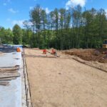 2025_05_20 Deskowanie pod beton podkładowy płyt przejściowych obiekt PZDs-4 od strony Starachowic