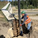 2025_09_24 Betonowanie pali pod ekrany przeciwolsnieniowe na dojazdach do obiektu PZGd1