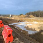 2025_11_14 Roboty ziemne - materac, geowłóknina, km 6+850