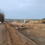 2025_11_14 Roboty ziemne - trasa główna, km 6+900