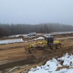 2025_11_25 Roboty ziemne na TG km 7+000