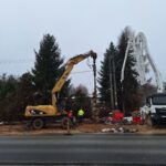 2025_11_25 Wykonywanie pali ekranów akustycznych E5P w km 15+470