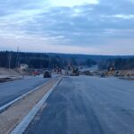 2025_12_23 Widok ogólny na skrzyżowanie 1.1, km 6+800
