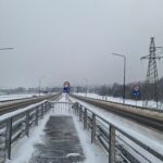 2026_01_13 Widok z góry obiektu WD-11 zabezpieczenie przestrzeni między jezdniami obiektu