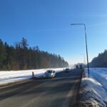 2026_01_20 Widok ogólny lampy oświetleniowe na dojazdach do obiektu PZGd-1
